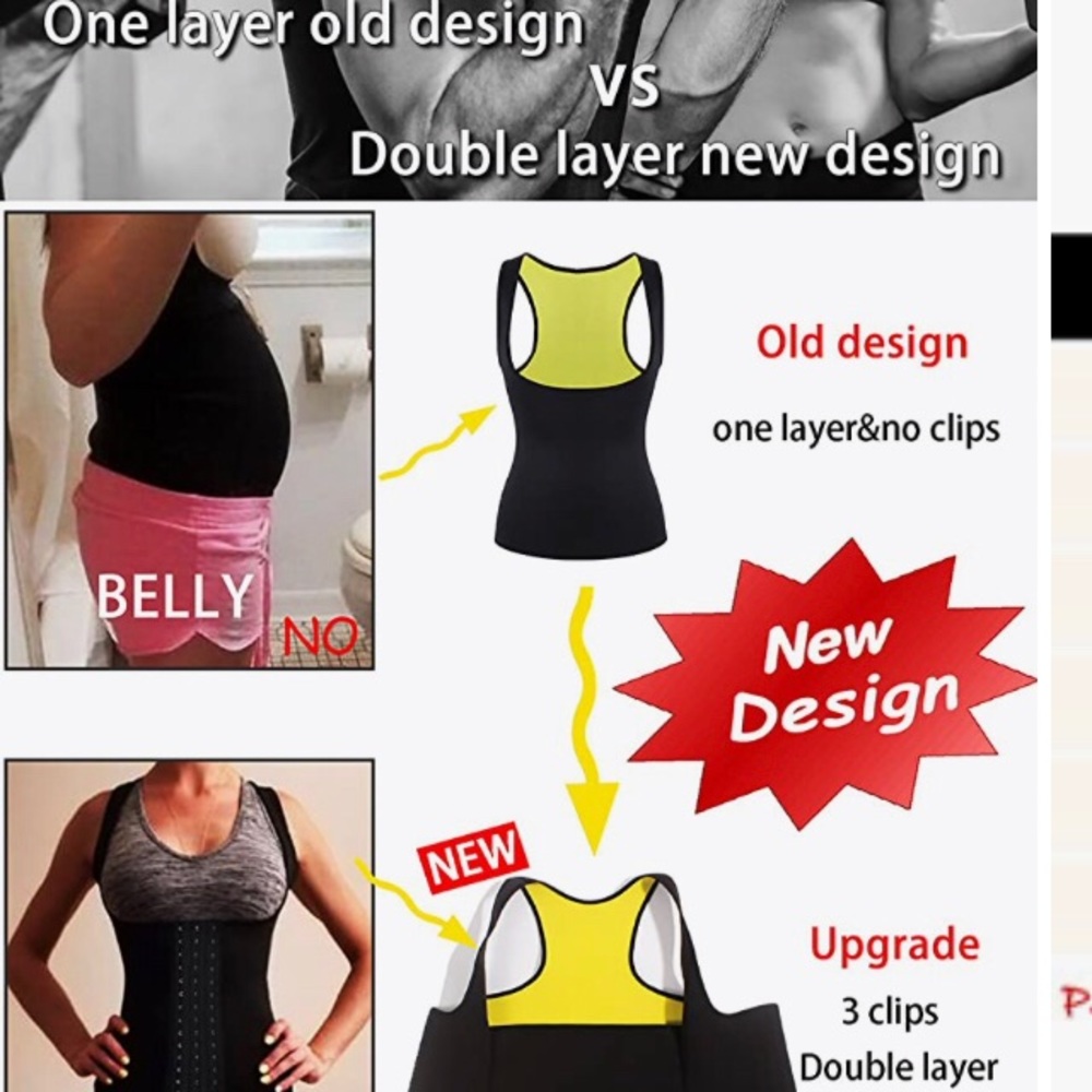 LODAY WeightLoss Neoprene Sauna Sweat WaistTrainer - Picture 6 of 15